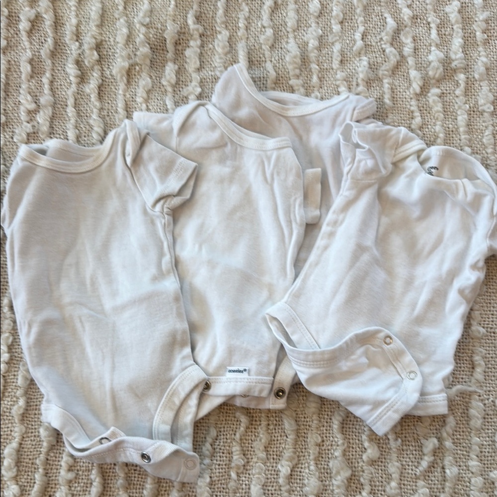 Gerber White Kids One Pieces